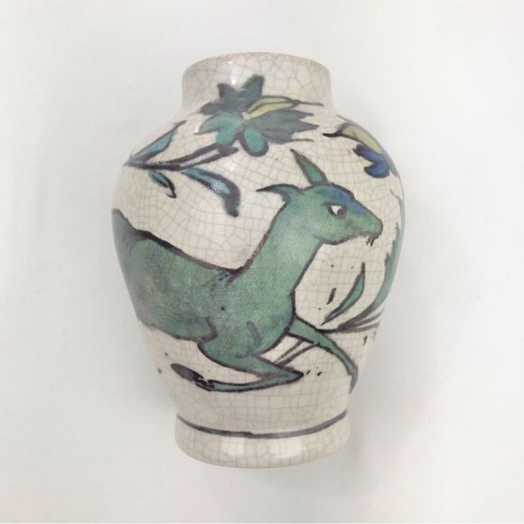 Pottery Barn Iznik Decorative Stoneware Vases Set of Two - Picture 13 of 16